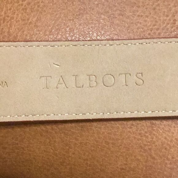 Talbots Equestrian Brown Split Leather Belt Size Small - Picture 8 of 12